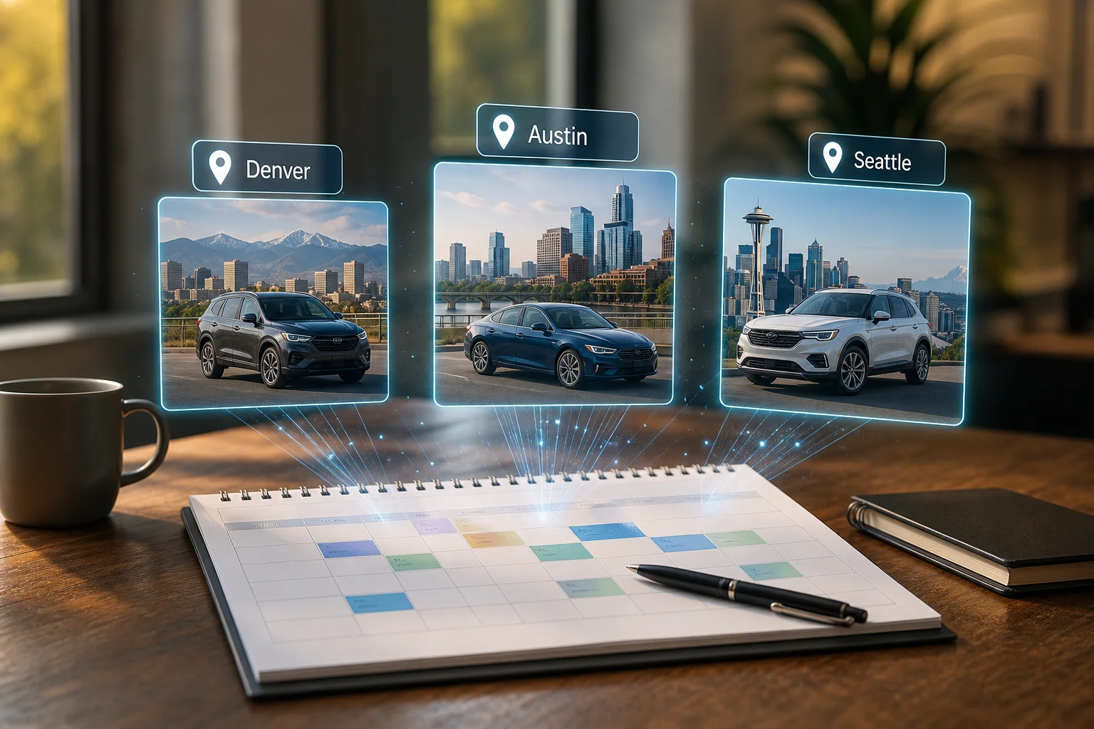 AI-generated car photos powering location-specific content marketing