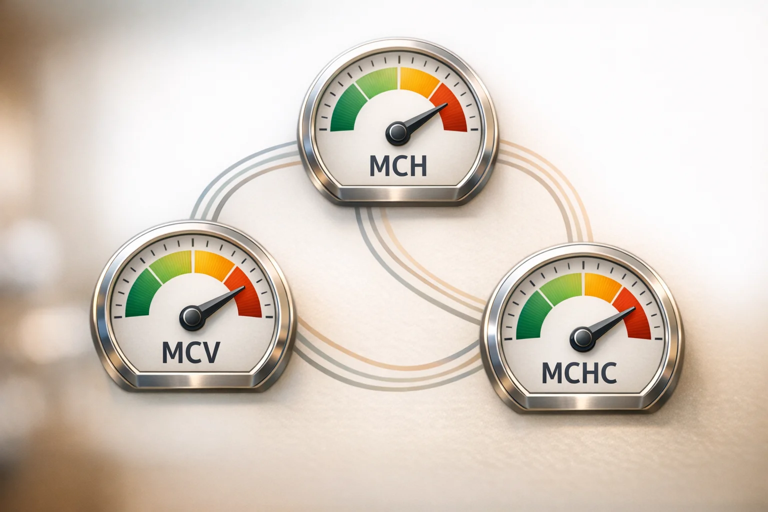 Взаимосвязь показателей MCV, MCH и MCHC