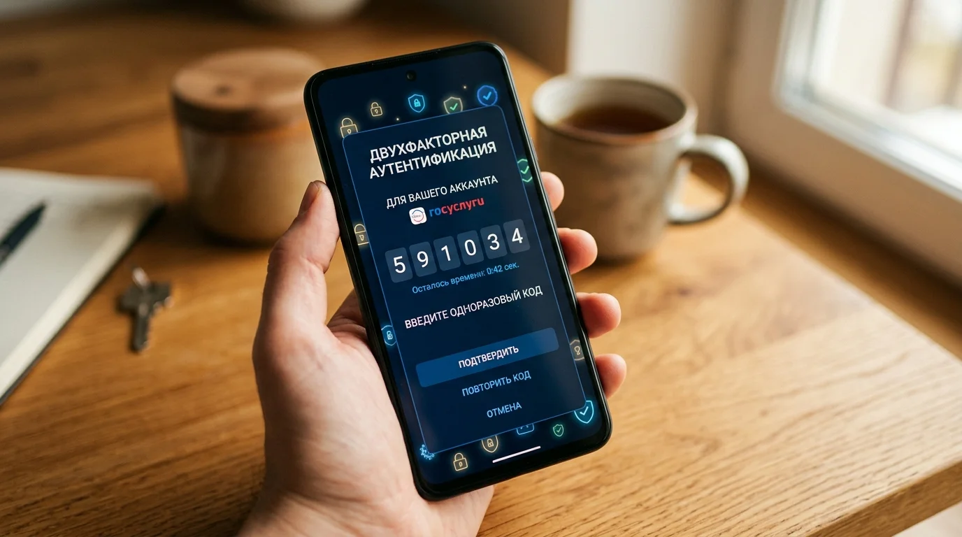Двухфакторная аутентификация для защиты аккаунта медицинского сервиса