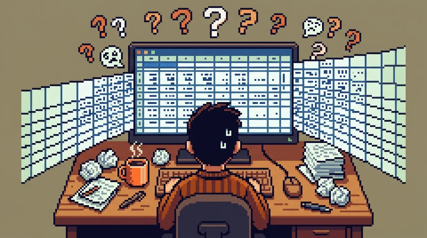 Illustration of a founder struggling with confusing app development cost estimates