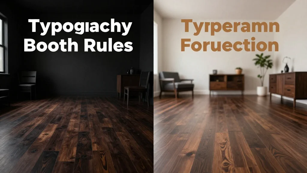 Comparison of poorly designed versus well-designed dark hardwood bedroom layouts